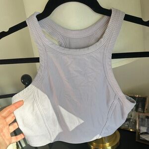 Lululemon High neck Ribbed Sports bra